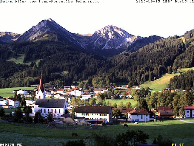 Archiv Foto Webcam Schattwald: Haus Romantika