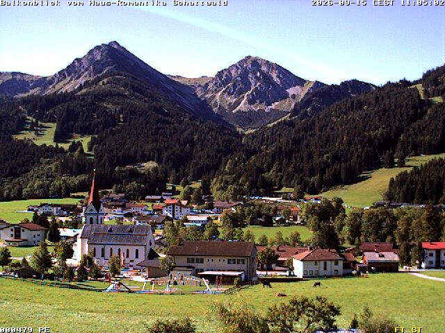 Archiv Foto Webcam Schattwald: Haus Romantika