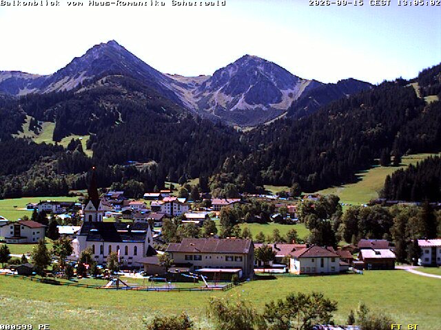 Archiv Foto Webcam Schattwald: Haus Romantika