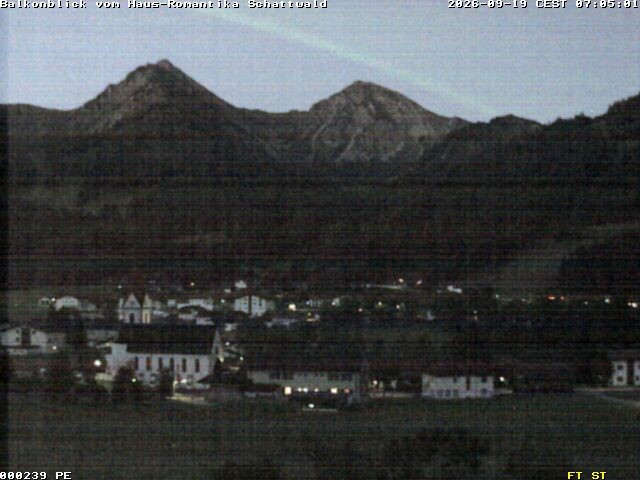 Archiv Foto Webcam Schattwald: Haus Romantika