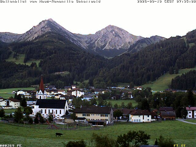 Archiv Foto Webcam Schattwald: Haus Romantika