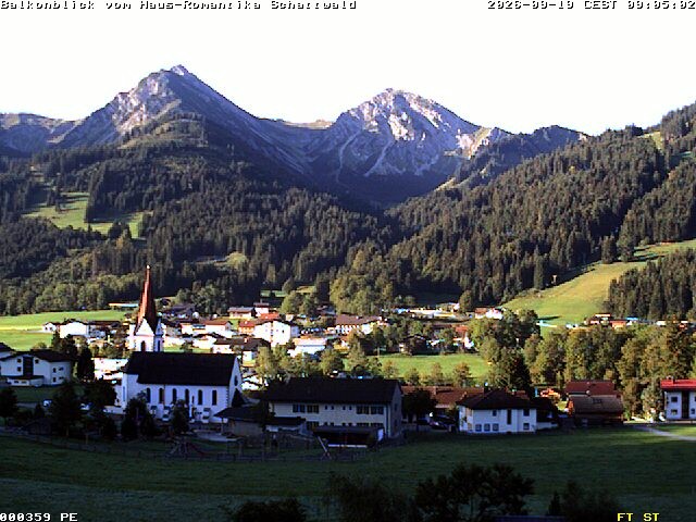 Archiv Foto Webcam Schattwald: Haus Romantika