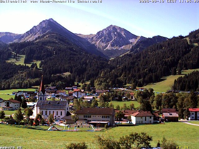 Archiv Foto Webcam Schattwald: Haus Romantika