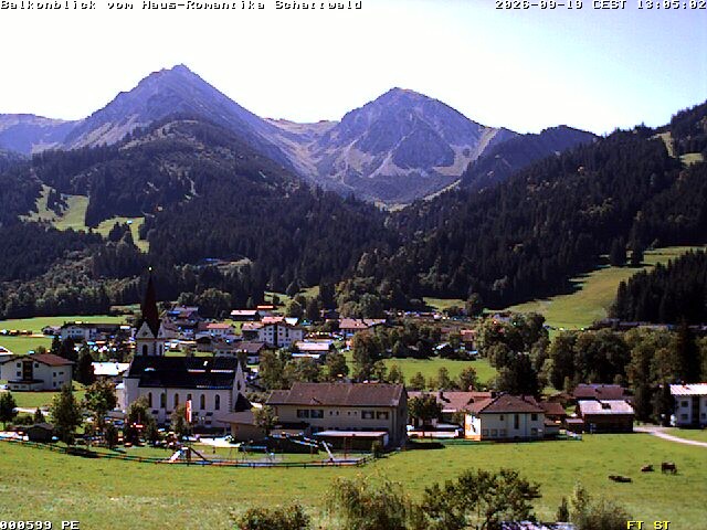Archiv Foto Webcam Schattwald: Haus Romantika
