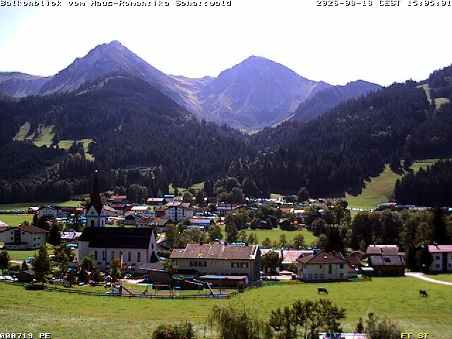 Archiv Foto Webcam Schattwald: Haus Romantika