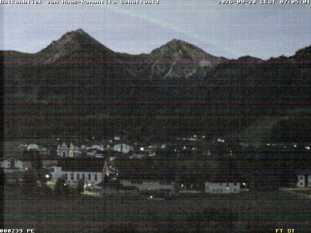 Archived image Webcam Schattwald: Vacation rental Haus Romantika