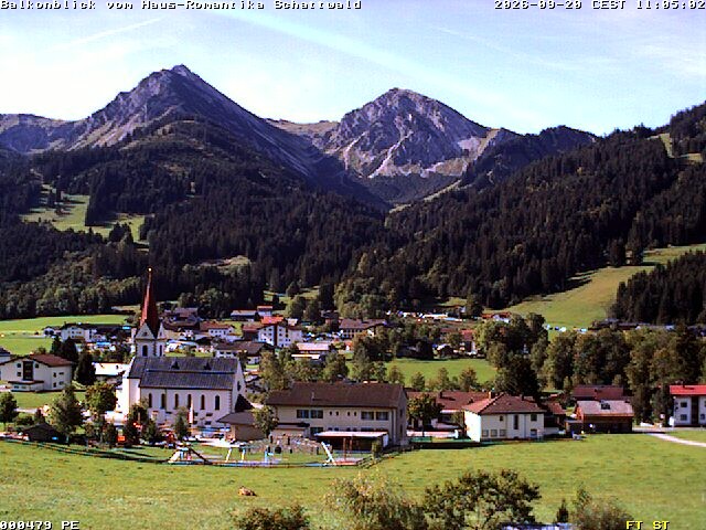 Archiv Foto Webcam Schattwald: Haus Romantika