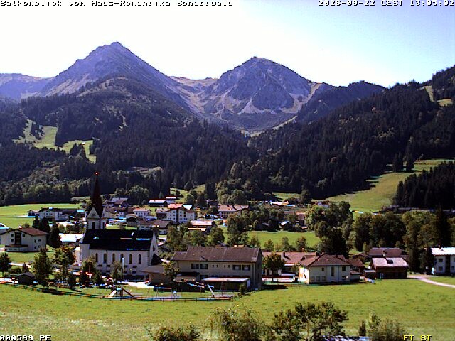 Archiv Foto Webcam Schattwald: Haus Romantika