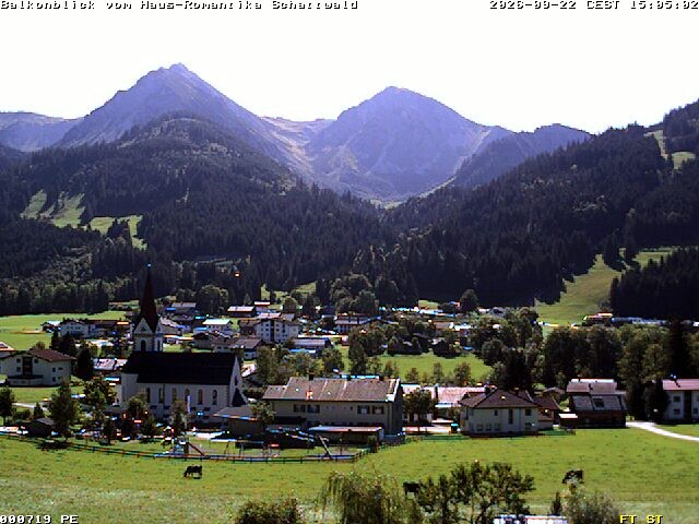 Archiv Foto Webcam Schattwald: Haus Romantika