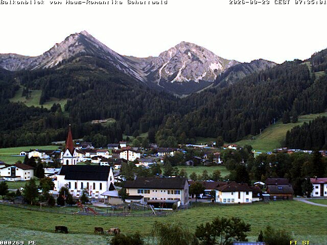 Archiv Foto Webcam Schattwald: Haus Romantika