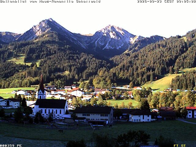 Archiv Foto Webcam Schattwald: Haus Romantika