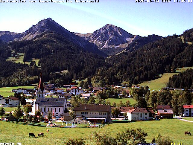 Archiv Foto Webcam Schattwald: Haus Romantika