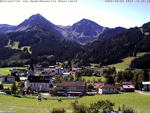 Archiv Foto Webcam Schattwald: Haus Romantika