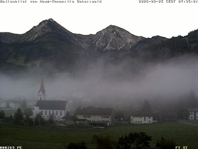 Archiv Foto Webcam Schattwald: Haus Romantika