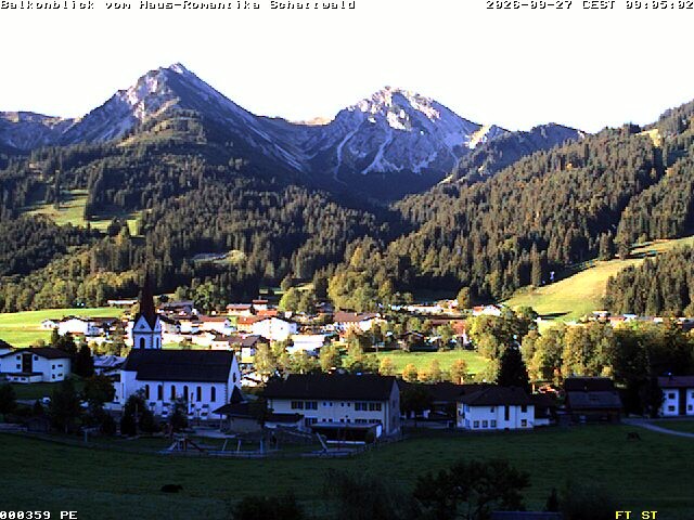 Archiv Foto Webcam Schattwald: Haus Romantika