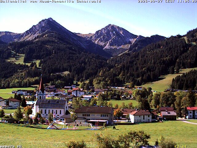 Archiv Foto Webcam Schattwald: Haus Romantika