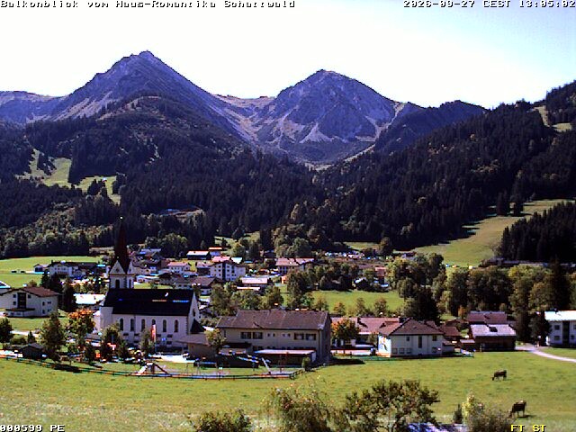 Archiv Foto Webcam Schattwald: Haus Romantika