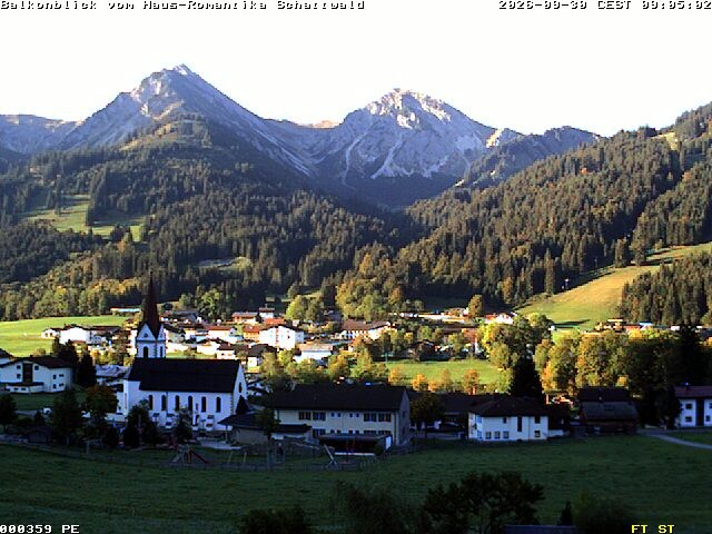 Archiv Foto Webcam Schattwald: Haus Romantika