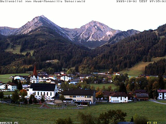 Archiv Foto Webcam Schattwald: Haus Romantika