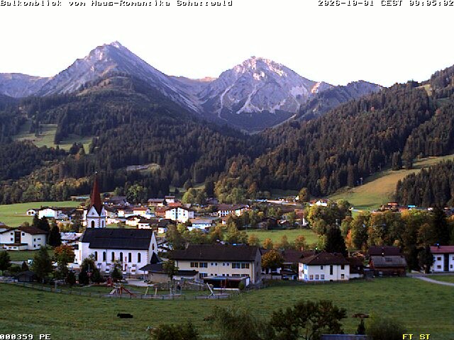 Archiv Foto Webcam Schattwald: Haus Romantika