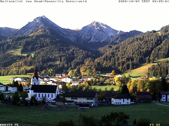 Archiv Foto Webcam Schattwald: Haus Romantika