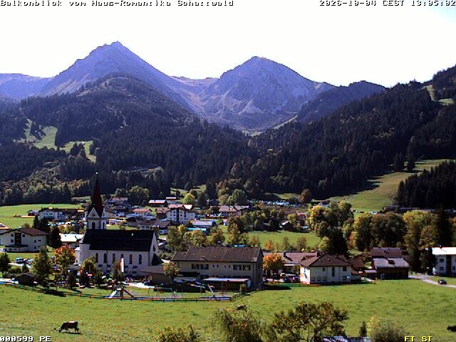 Archiv Foto Webcam Schattwald: Haus Romantika