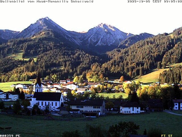 Archiv Foto Webcam Schattwald: Haus Romantika
