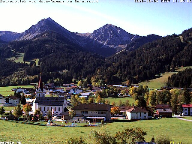 Archiv Foto Webcam Schattwald: Haus Romantika