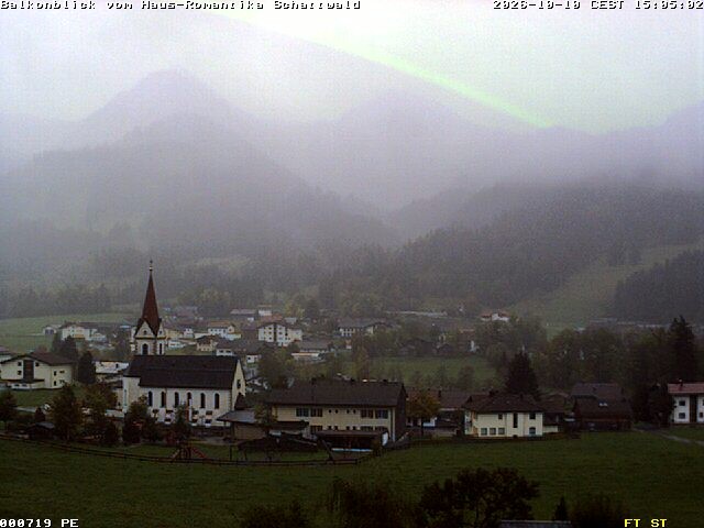 Archived image Webcam Schattwald: Vacation rental Haus Romantika