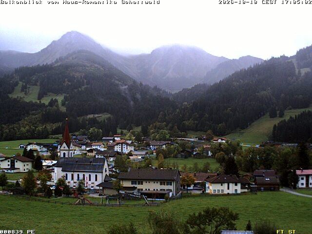 Archived image Webcam Schattwald: Vacation rental Haus Romantika