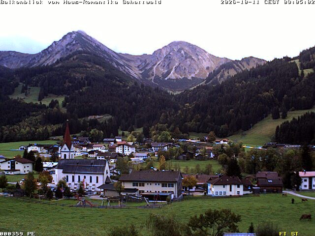 Archiv Foto Webcam Schattwald: Haus Romantika