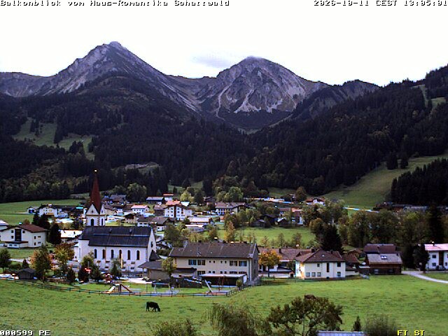 Archiv Foto Webcam Schattwald: Haus Romantika