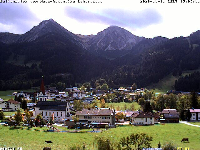 Archiv Foto Webcam Schattwald: Haus Romantika