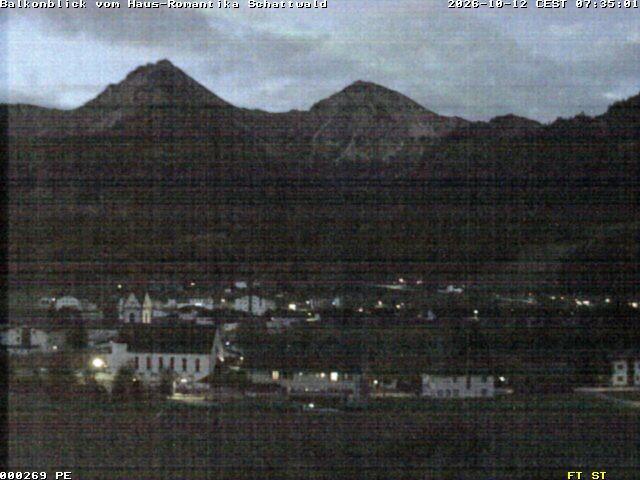 Archived image Webcam Schattwald: Vacation rental Haus Romantika
