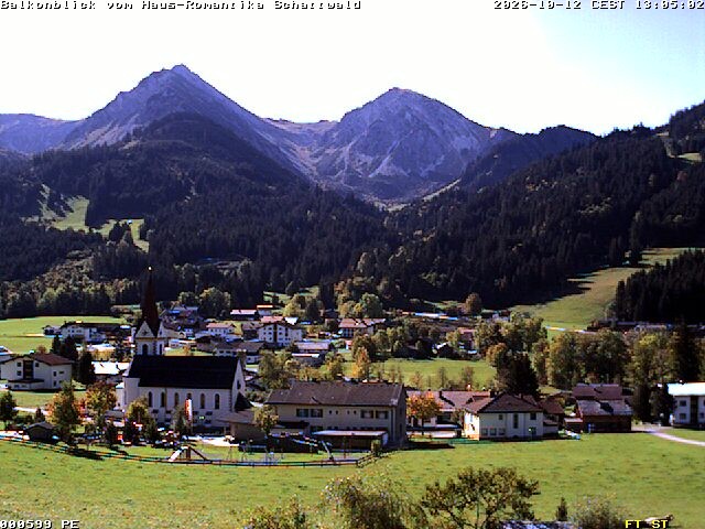 Archived image Webcam Schattwald: Vacation rental Haus Romantika