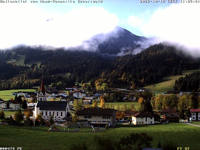 Archiv Foto Webcam Schattwald: Haus Romantika