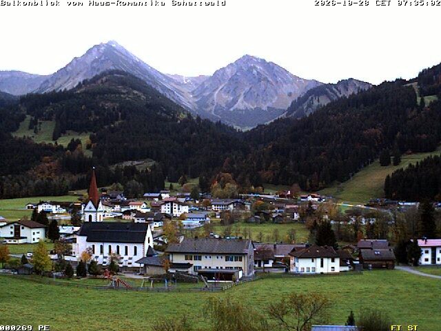 Archiv Foto Webcam Schattwald: Haus Romantika