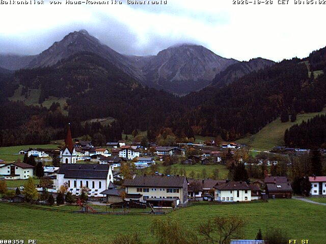 Archiv Foto Webcam Schattwald: Haus Romantika