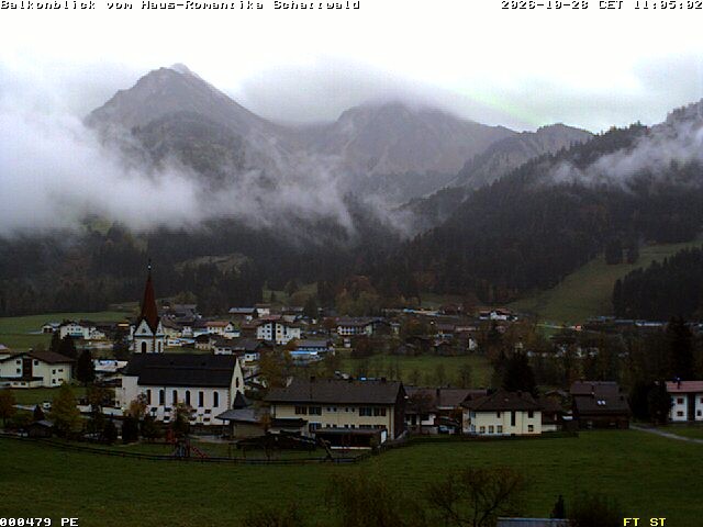 Archiv Foto Webcam Schattwald: Haus Romantika
