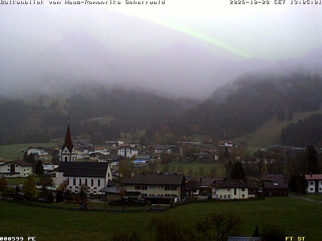 Archiv Foto Webcam Schattwald: Haus Romantika