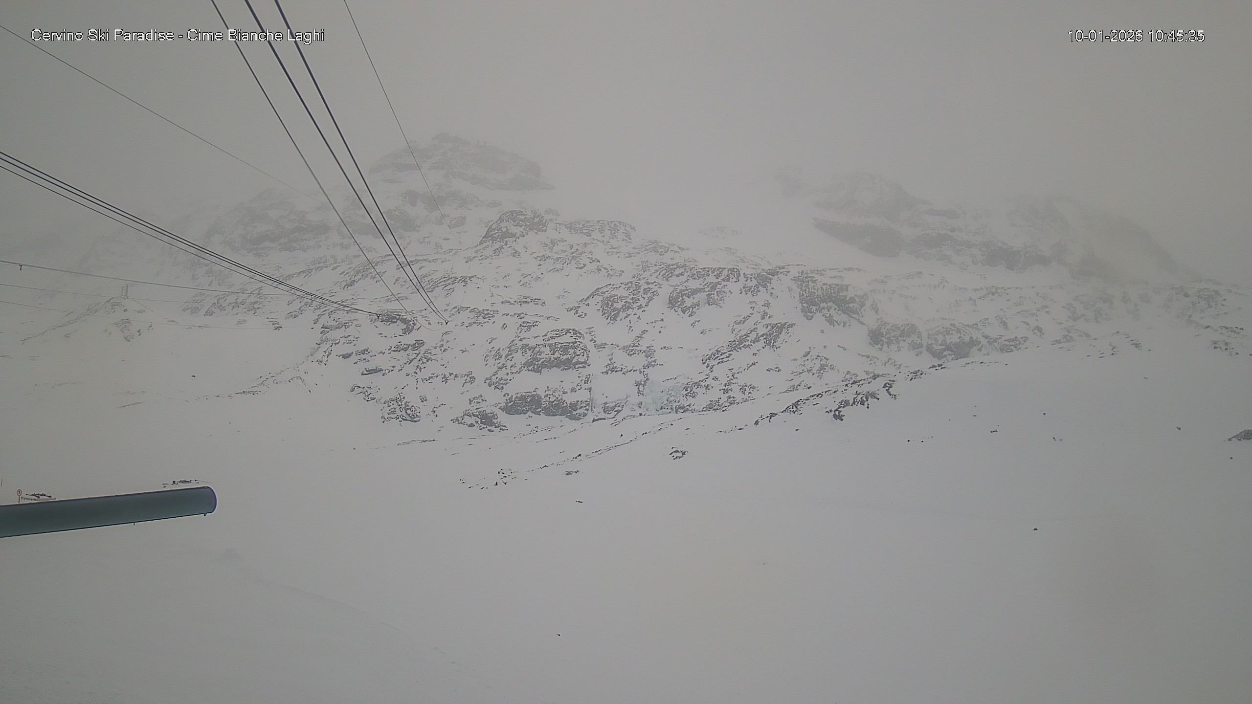 Archiv Foto Webcam Cervinia - Cime Bianche Laghi