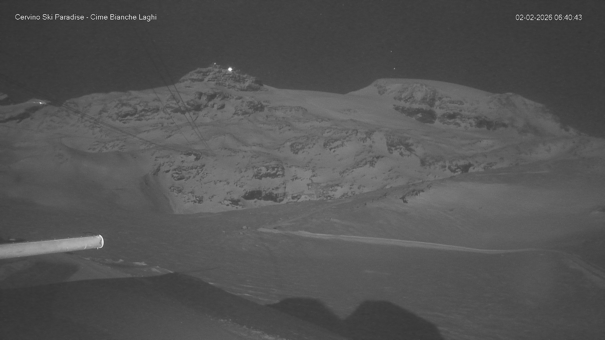 Archiv Foto Webcam Cervinia - Cime Bianche Laghi