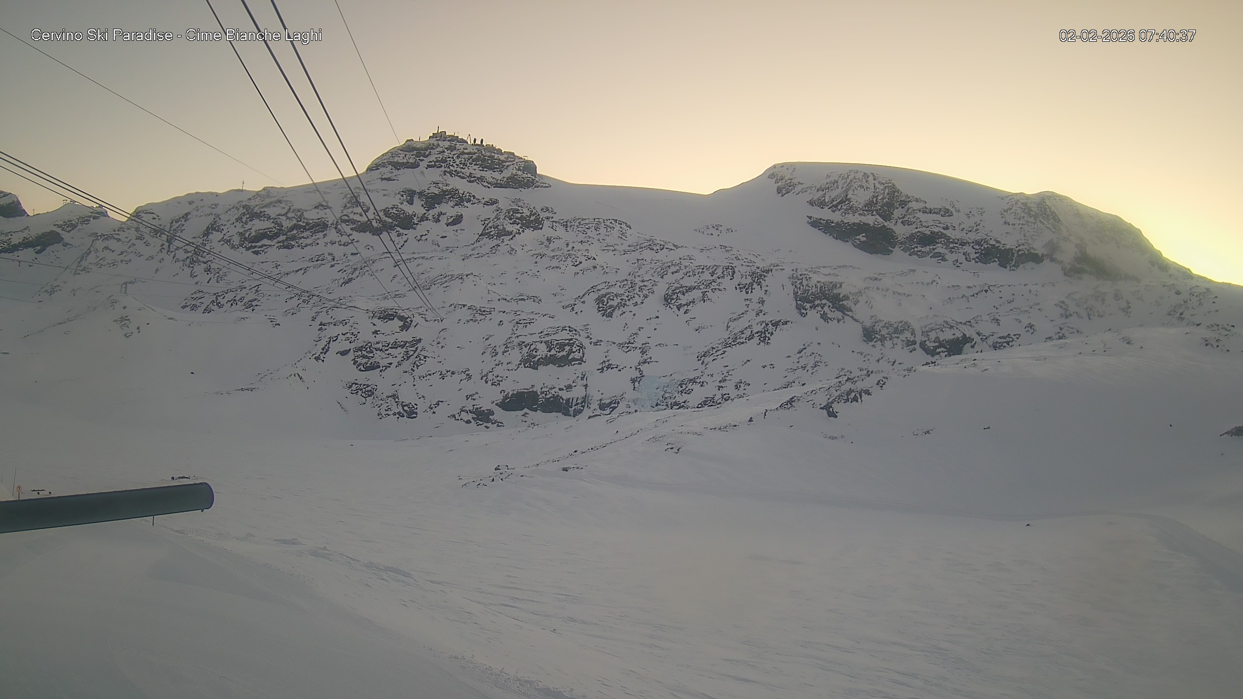 Archiv Foto Webcam Cervinia - Cime Bianche Laghi