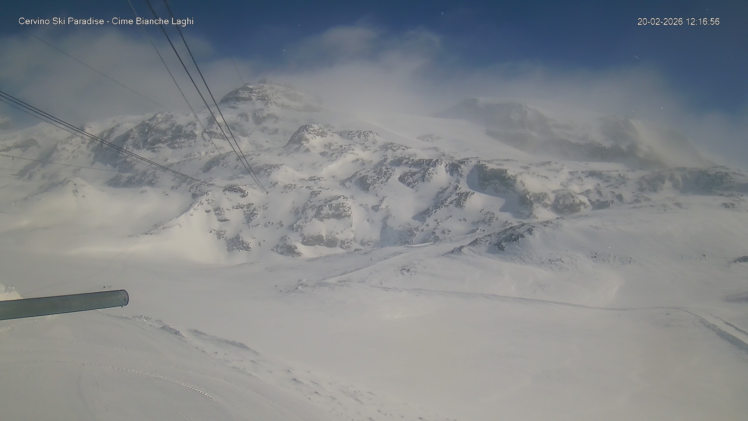 Archiv Foto Webcam Cervinia - Cime Bianche Laghi