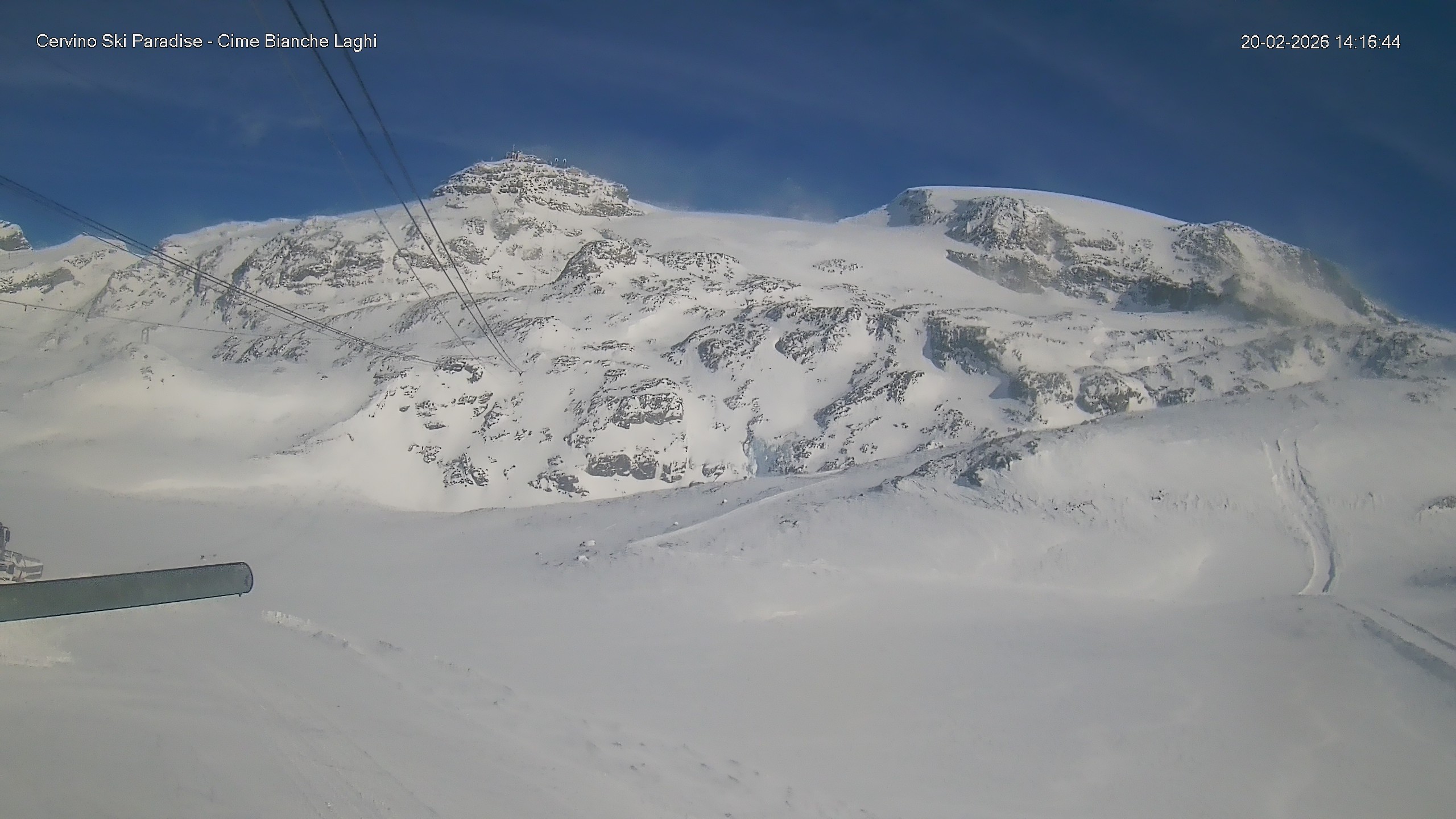 Archiv Foto Webcam Cervinia - Cime Bianche Laghi