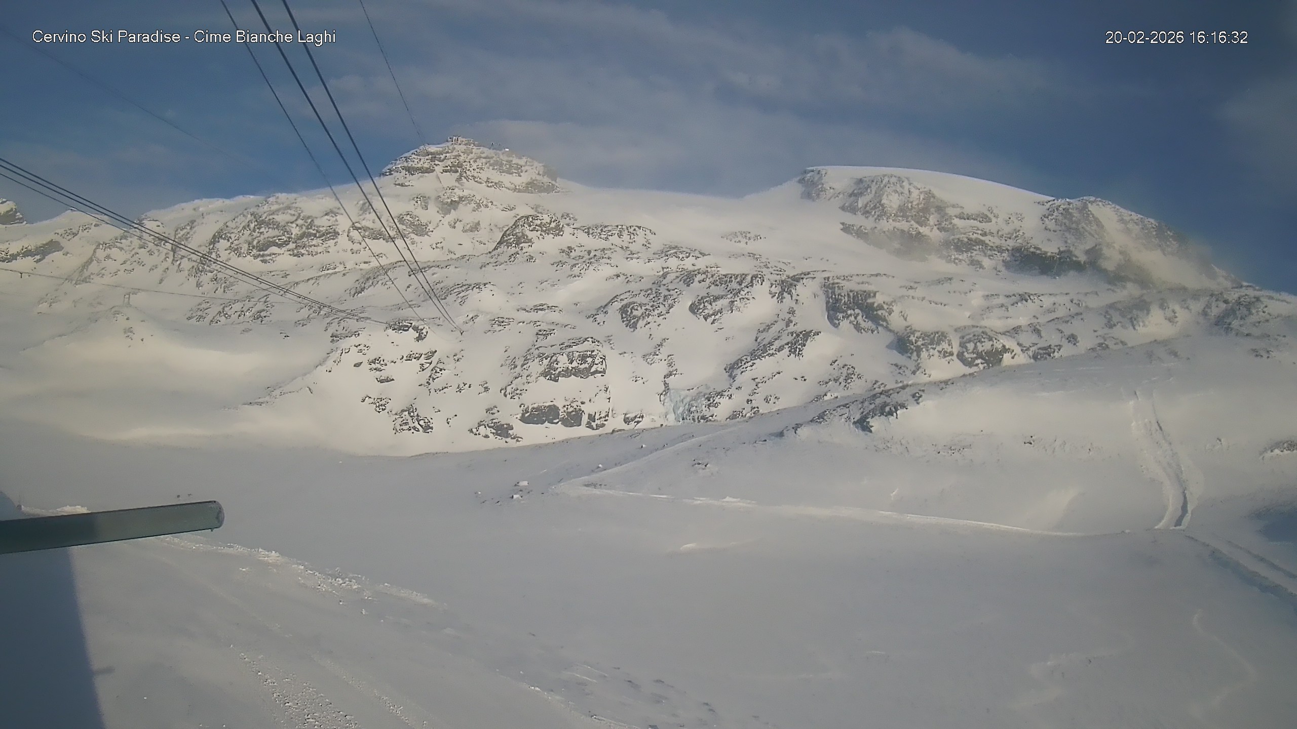 Archiv Foto Webcam Cervinia - Cime Bianche Laghi