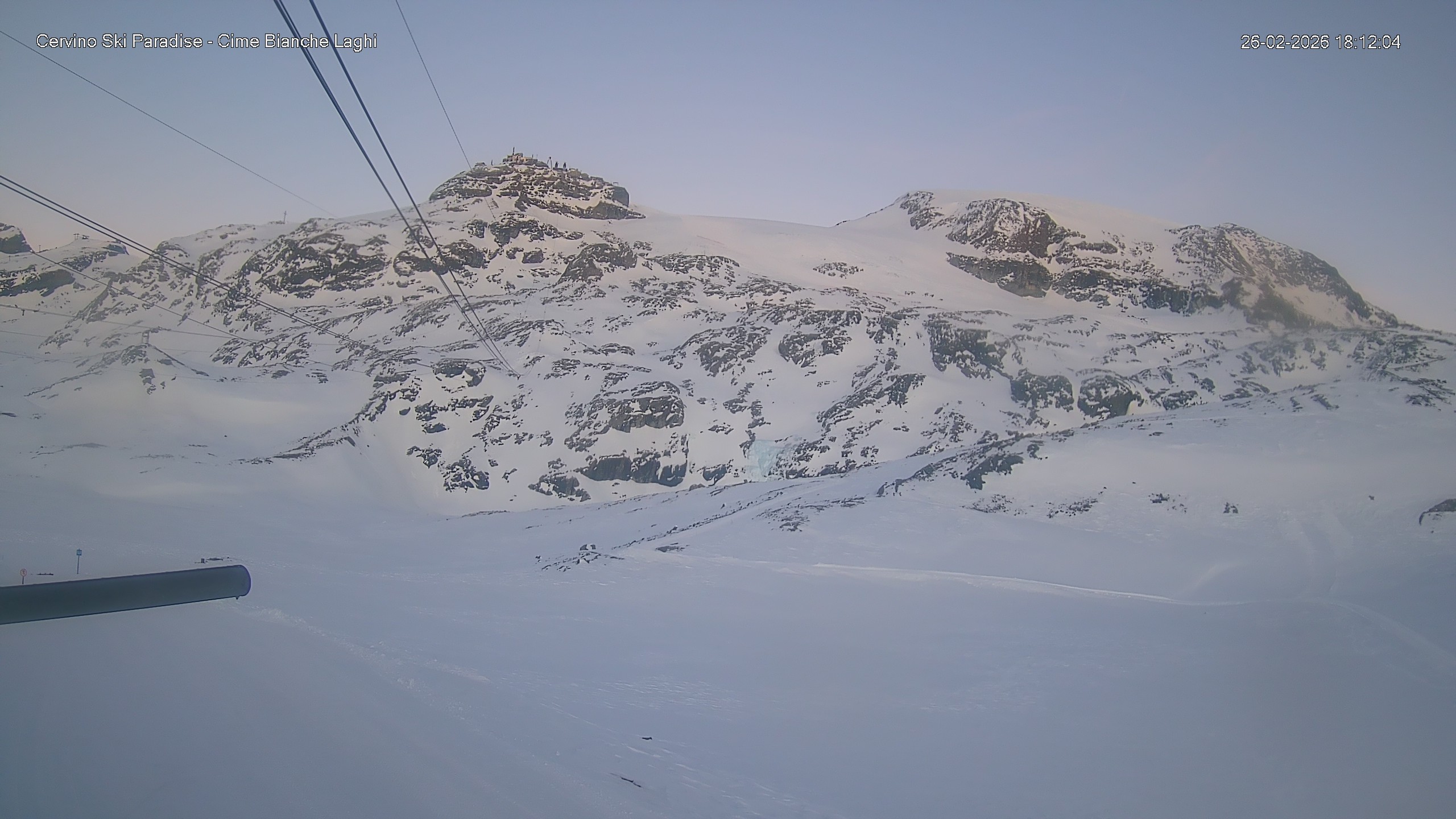 Archived image Webcam Cime Bianche Laghi