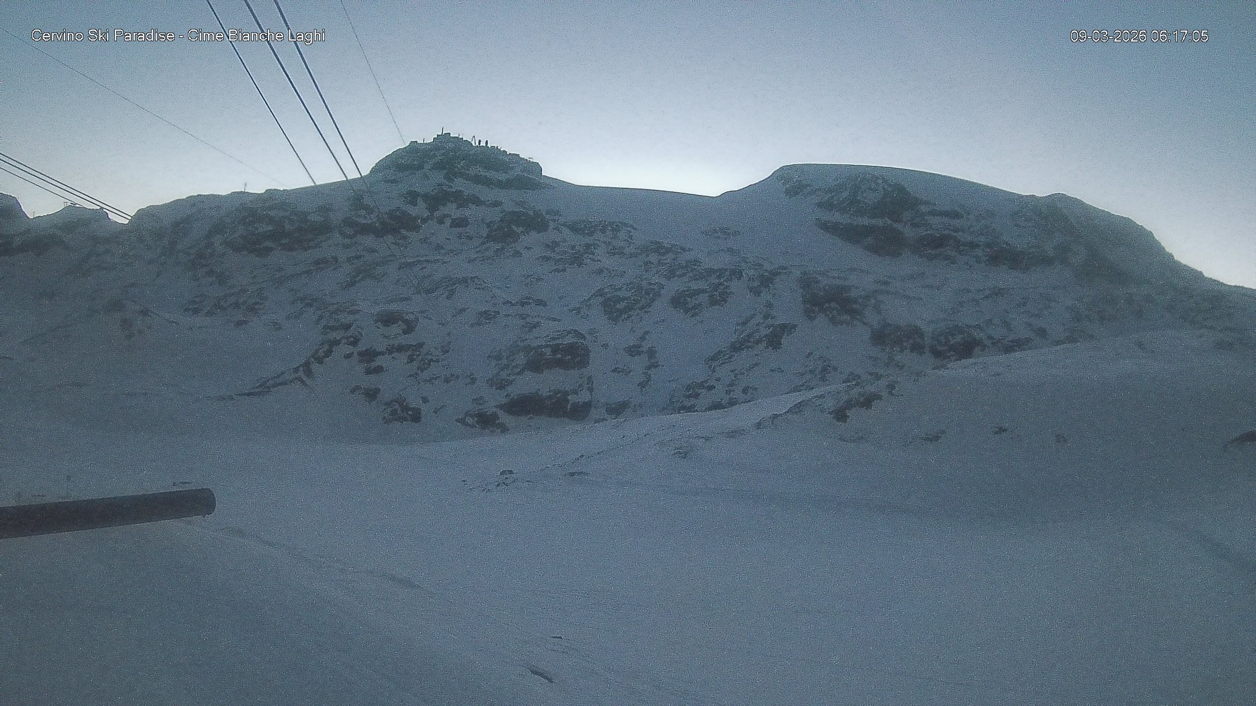 Archiv Foto Webcam Cervinia - Cime Bianche Laghi