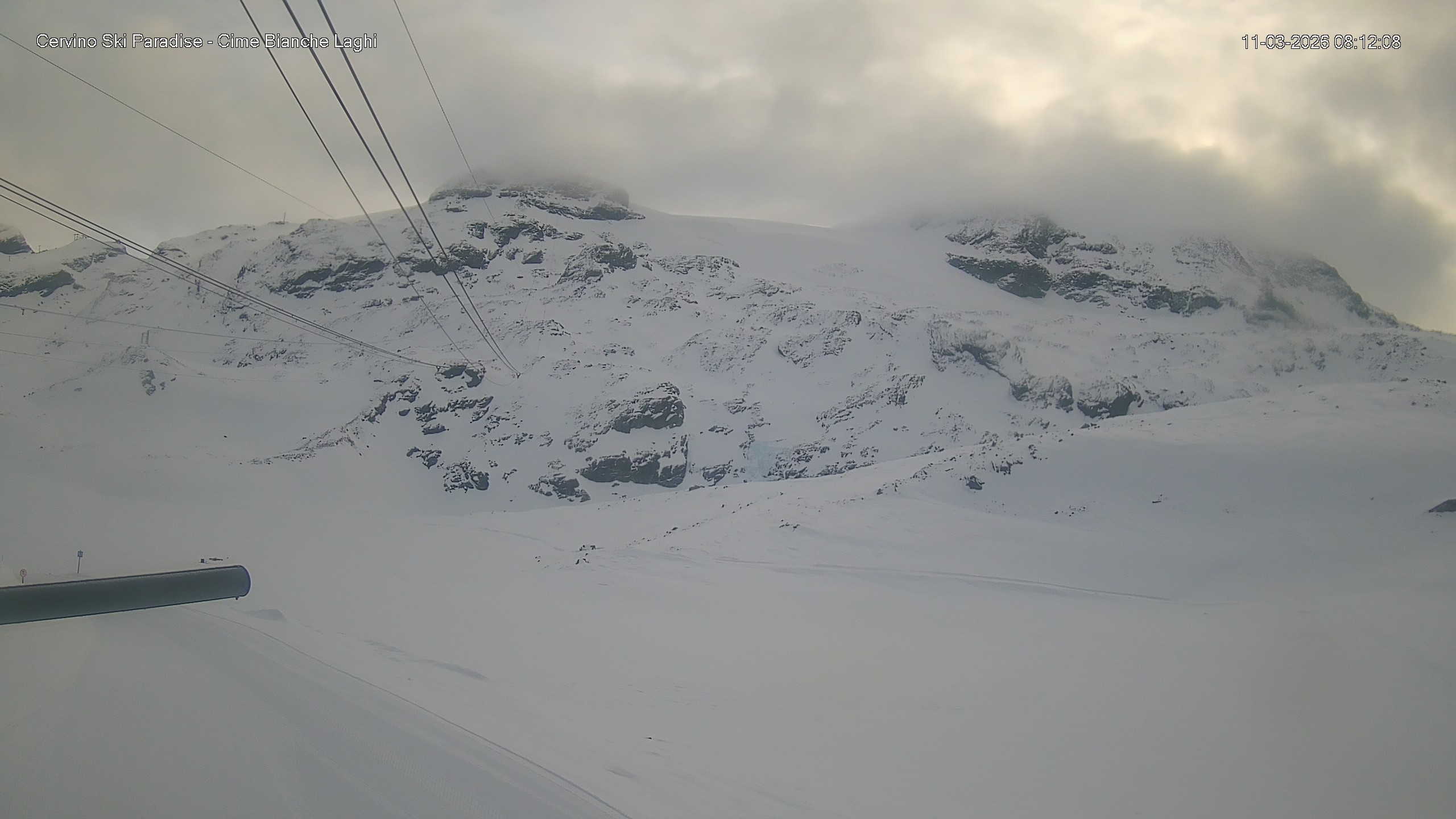 Archiv Foto Webcam Cervinia - Cime Bianche Laghi