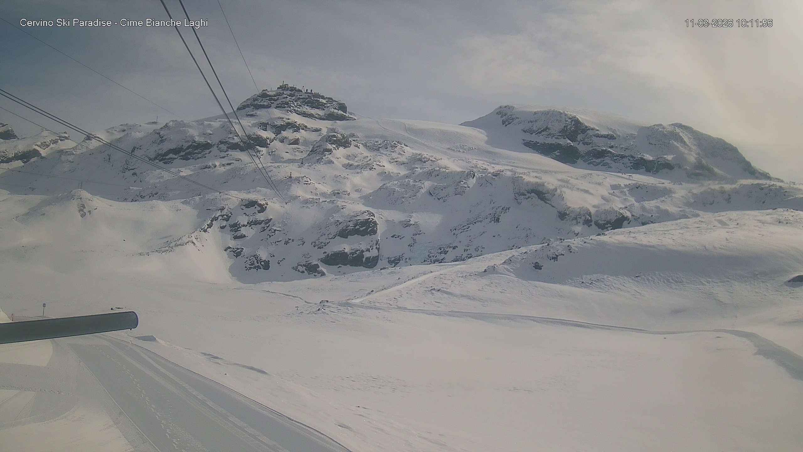 Archiv Foto Webcam Cervinia - Cime Bianche Laghi